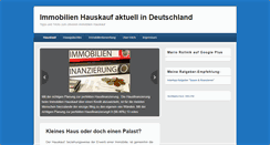 Desktop Screenshot of immobilien-hauskauf.com